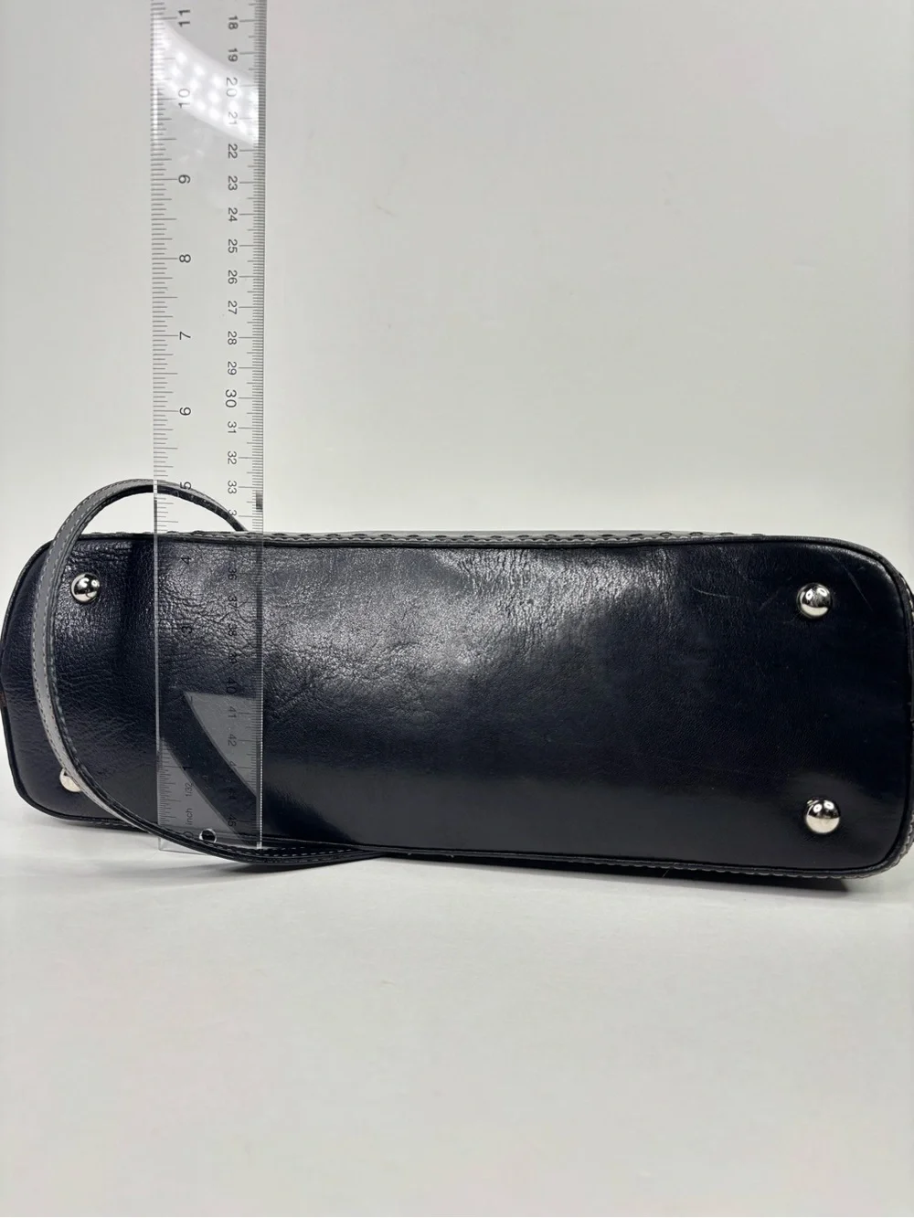 FOSSIL Classic Black Pebbled Leather‎ Top-Handle Sedona Satchel ZB9095